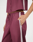 Plum/White