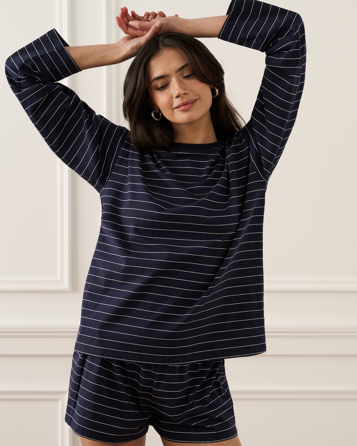 Dark Navy/Ivory