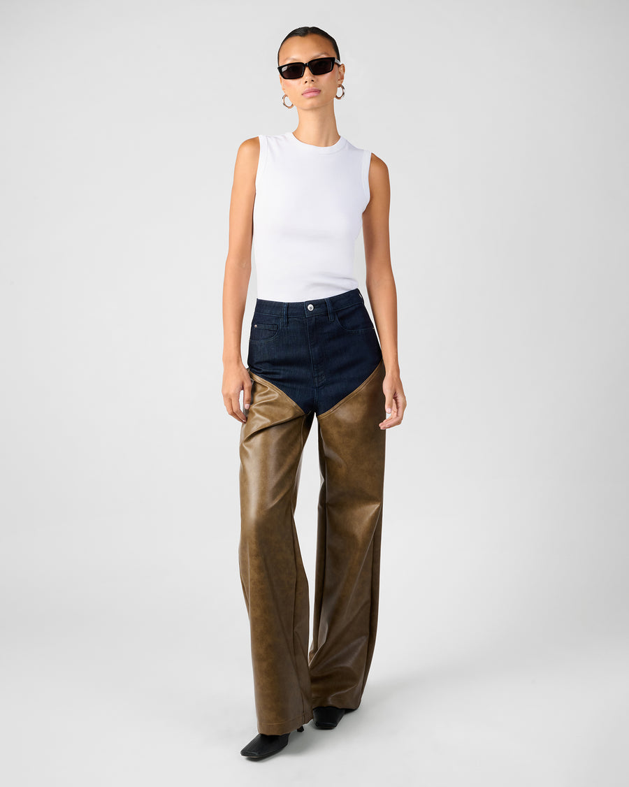 [Raw Wash/Dark Brown] - Model