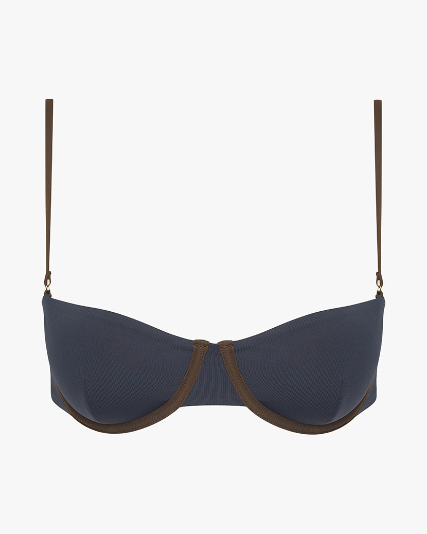 Dark Navy/Mahogany
