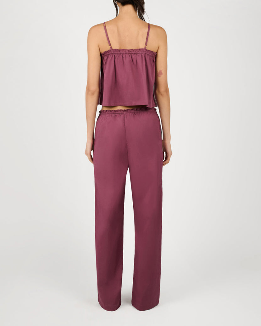 Plum/White