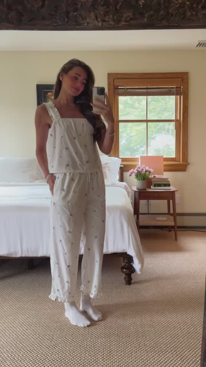 Ruffle Pull-On Pants