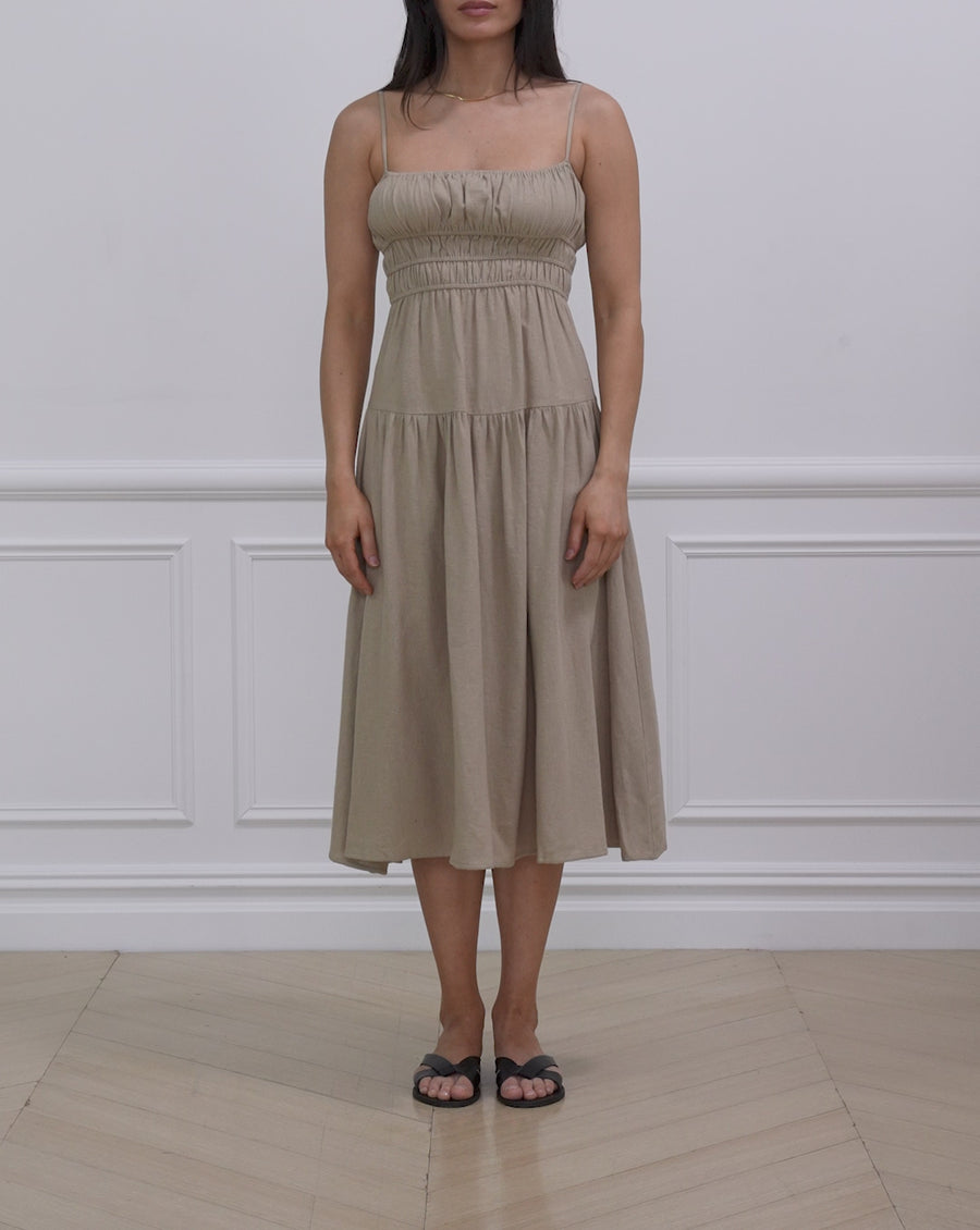 Scrunchie Midi Dress