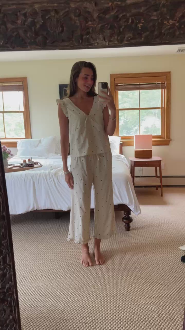 Ruffle Pull-On Pants